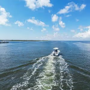 Boat on water