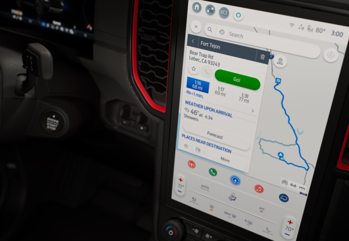 SYNC 4A infotainment screen