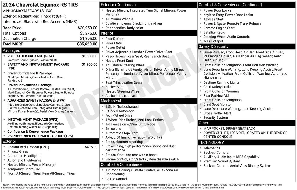 2024 Chevrolet Equinox RS