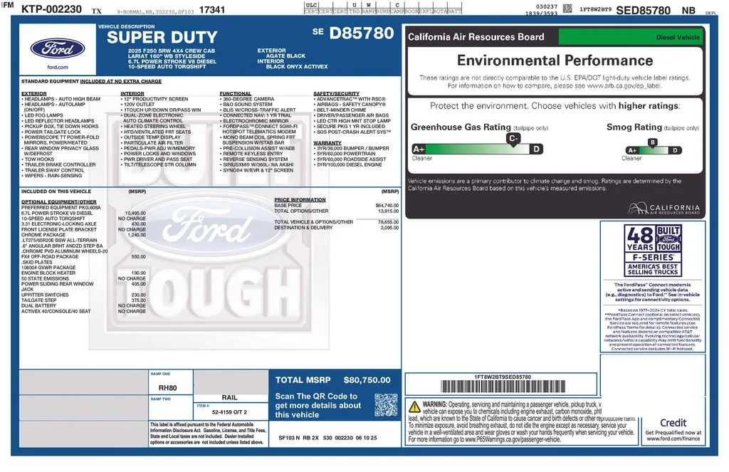 2025 Ford F-250 Lariat