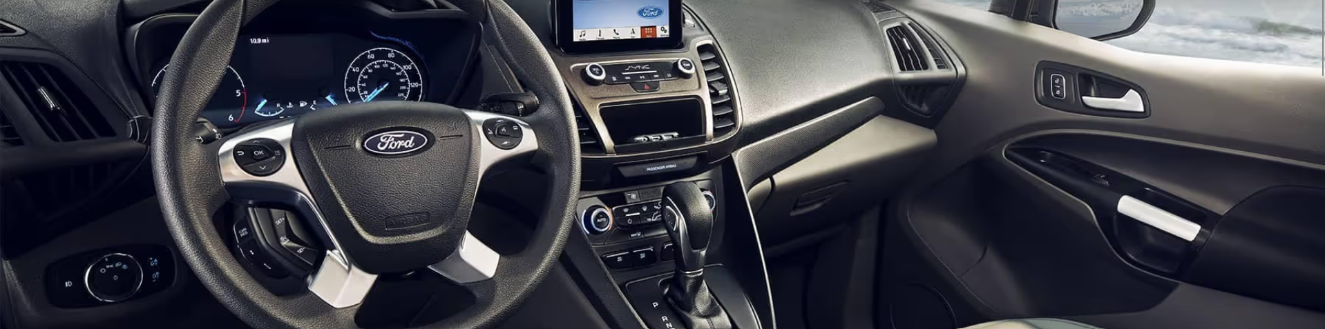 Ford vehicle interior dashboard