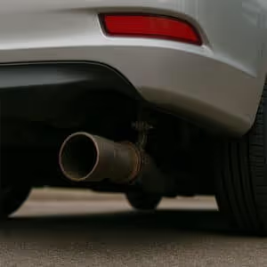 Straight pipe exhaust